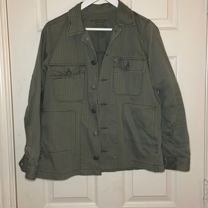 Green utility jacket
